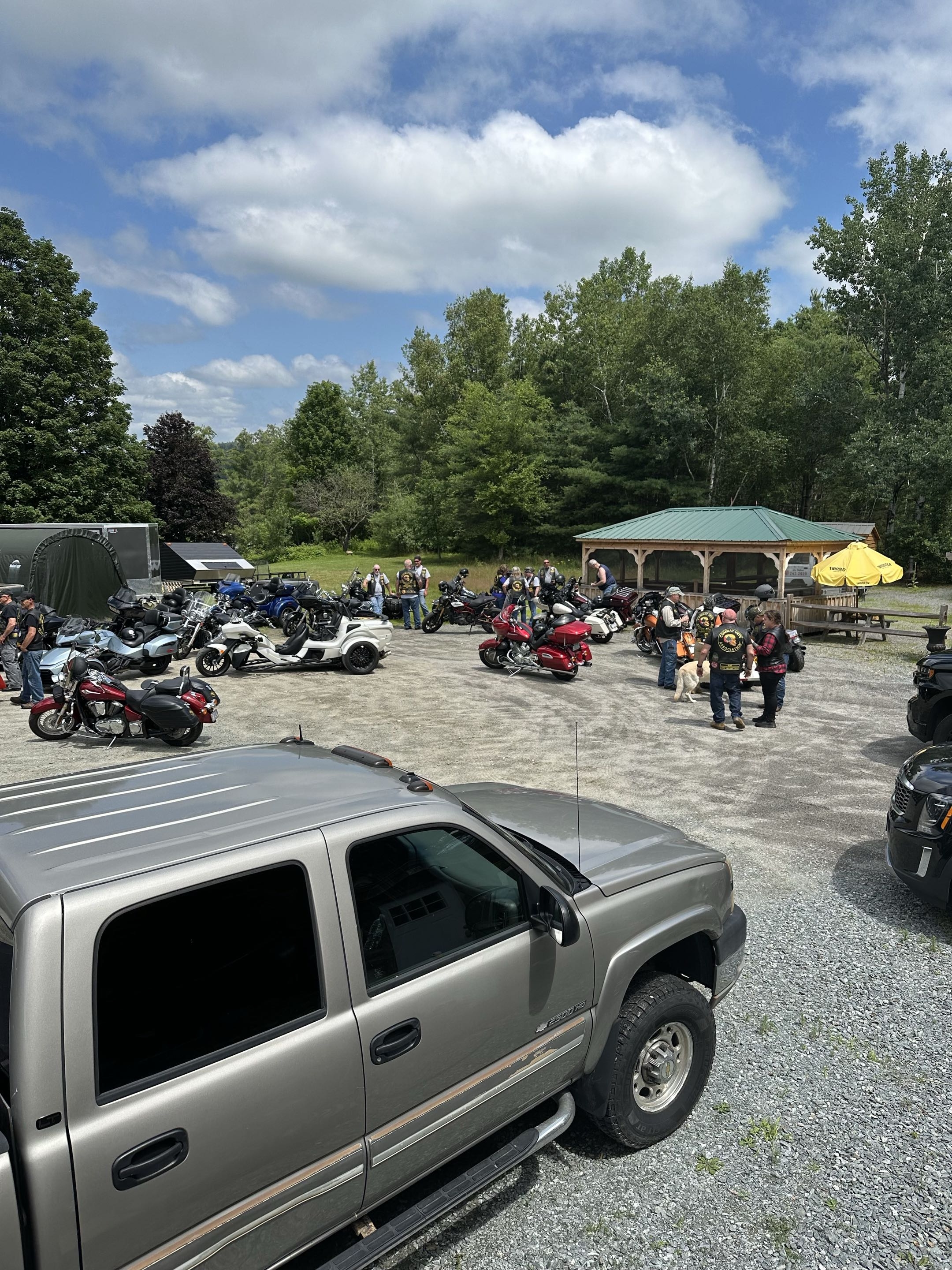 Motorcycle meetup at Swiftwater Way Station